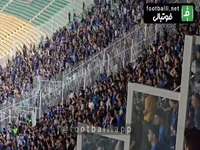 شعار حیا کن رها کن علیه ساپینتو در پایان بازی چادرملو و استقلال