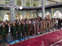 فیلم/ بزرگداشت سالگرد شهادت شهدای جبهه مقاومت در مراغه
