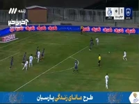 گل اول استقلال توسط منیر الحدادی در دقیقه 71