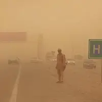 طوفان گردوغبار در شمال سیستان و بلوچستان