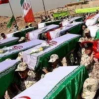 ورود پیکر ۴۴ شهید تازه تفحص شده از مرز شلمچه