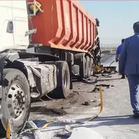 تصادف کامیون، اتوبوس و پراید ۱۹ مصدوم برجای گذاشت