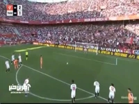 پنالتی از دست رفته بارسلونا مقابل سویا توسط لواندوفسکی