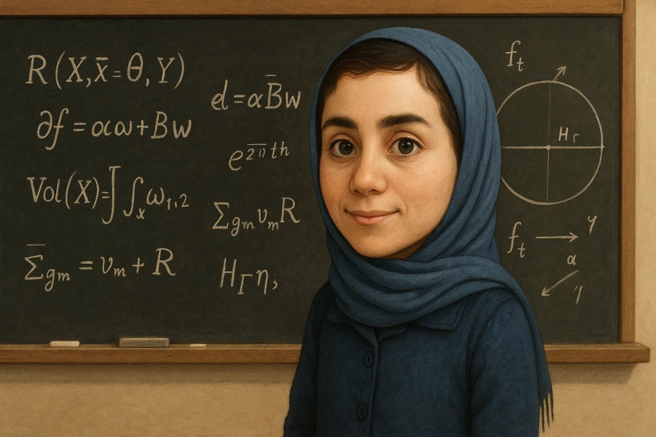 من ملکه ریاضی جهان هستم