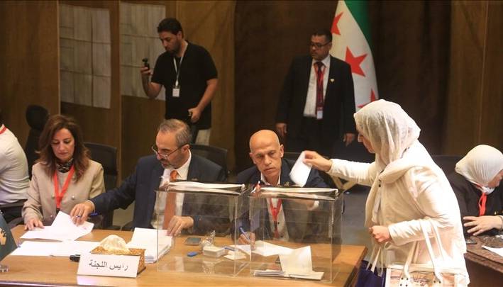 اینفوگرافی اولین انتخابات در سوریه جدید