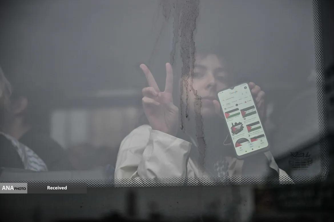 سرکوب حامیان فلسطین توسط پلیس هلند