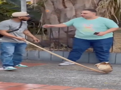دوربین مخفی ترساندن مردم از مار کبری