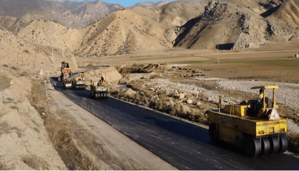 آغاز آسفالت محور روستایی ده دوشاب_پررود الموت غربی
