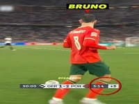 حرکت زیبای ویتینیا و واکنش جالب برونو فرناندز