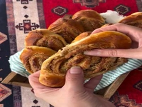 نون مقوی و فوق العاده خوشمزه  ارده و گردو ک