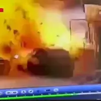  تصاویر هولناک حمله پهپادی اسرائیلی به یک خودرو در جنوب لبنان