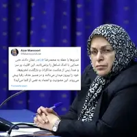 آذر منصوری: تندروها با حمله به باهنر حتی صدایی با اندک تساهل را برنمی‌تابند