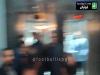 فرار رضا درویش از پاسخگویی به سوالات خبرنگاران