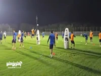 حضور اعضای تیم ملی نوجوانان در تمرین امشب تیم ملی بزرگسالان