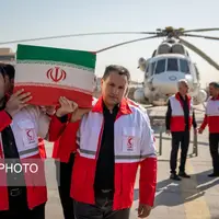 تشییع پیکر شهدای خلبان سانحه هوایی اشترانکوه