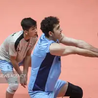 دیدار دوستانه تیم ملی والیبال نوجوانان ایران 