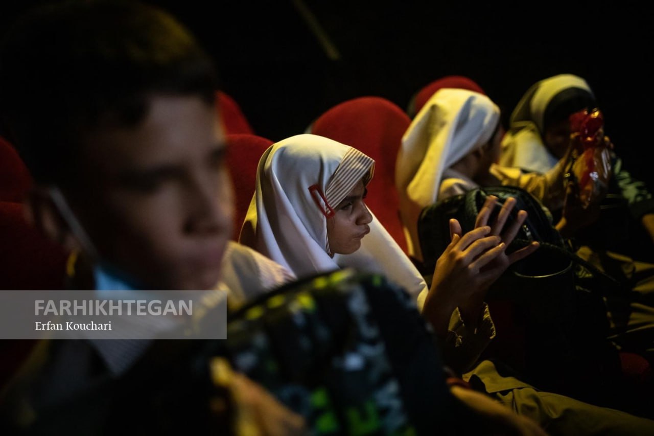 پخش فیلم برای دانش آموزان نابینا در جشنواره کودک و نوجوان