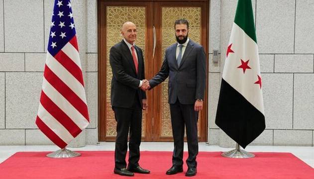 فرستاده آمریکا با الجولانی دیدار کرد