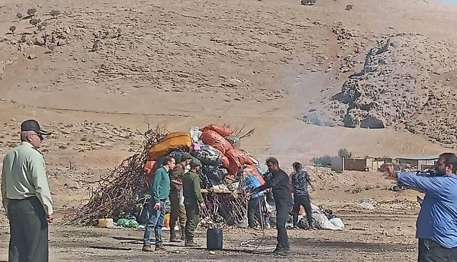 امحاء بیش از دو تن مواد مخدر در لرستان