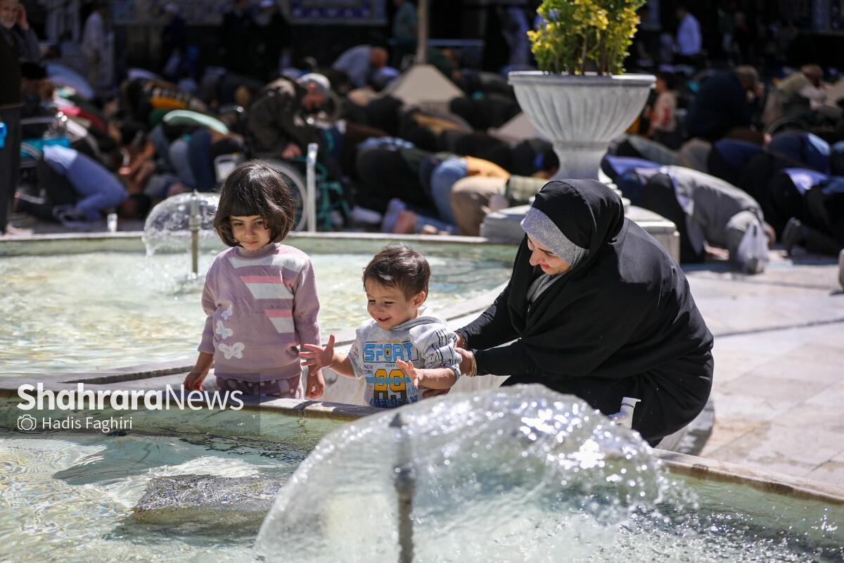  مهمانان کوچک حرم مطهر رضوی