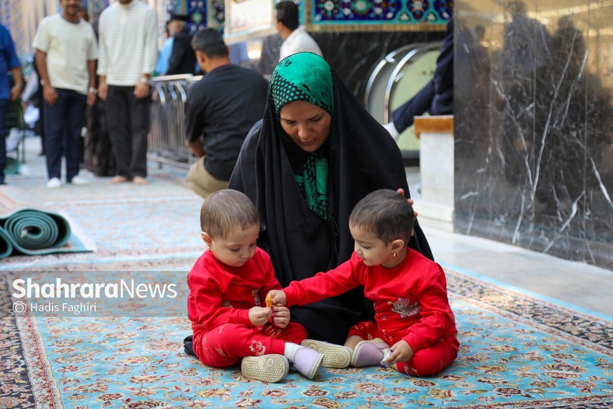  مهمانان کوچک حرم مطهر رضوی