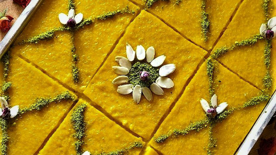 طرز تهیه‌ی دیگچه مشهدی؛ ساده و دورنگ