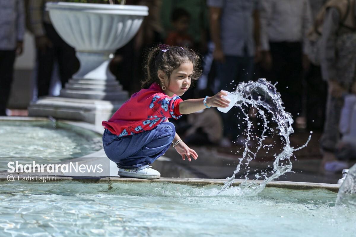  مهمانان کوچک حرم مطهر رضوی