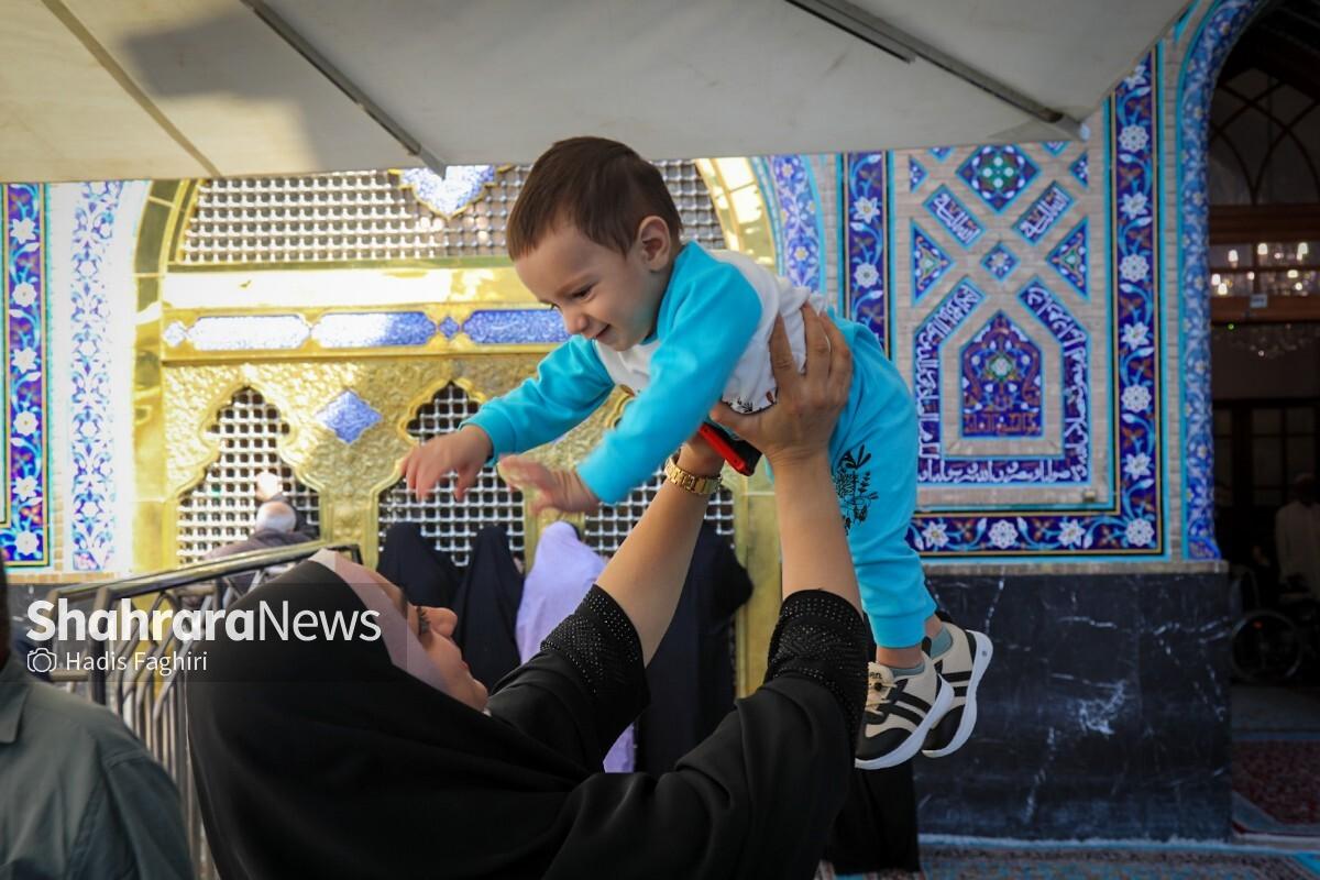  مهمانان کوچک حرم مطهر رضوی