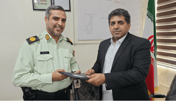 تجلیل از سبزپوشان نیروی انتظامی زرآباد