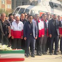 مراسم تشییع پیکر شهید کاپیتان «محسن مهراب‌زاده» برگزار شد