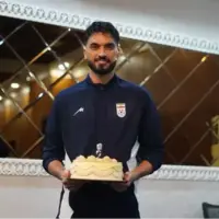 جشن تولد بدون خطر محمد قربانی در تیم ملی