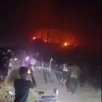 تصاویر مخابره شده از وضعیت پس از انفجار در دمشق