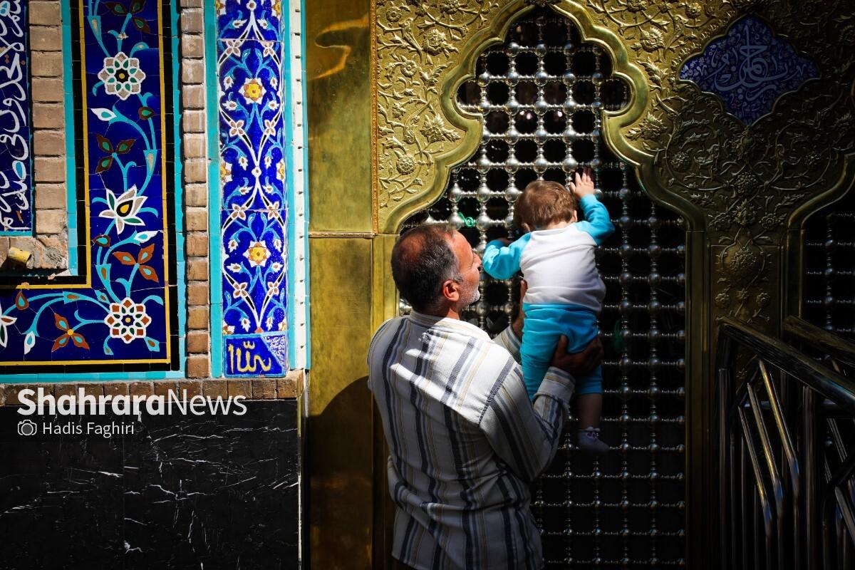  مهمانان کوچک حرم مطهر رضوی