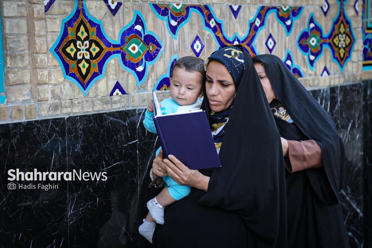  مهمانان کوچک حرم مطهر رضوی