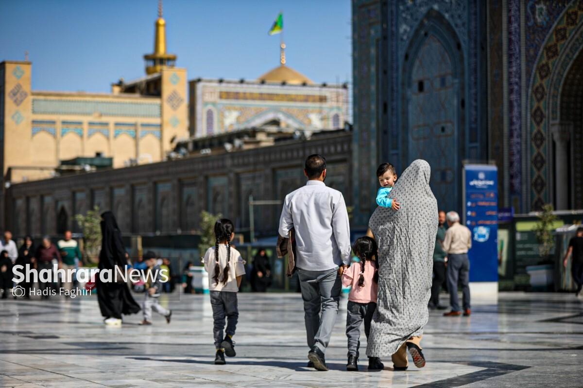  مهمانان کوچک حرم مطهر رضوی