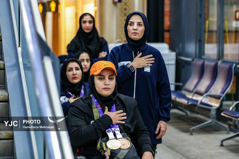 عکس/ مراسم استقبال از مدال‌آوران تیم ملی پارادوومیدانی
