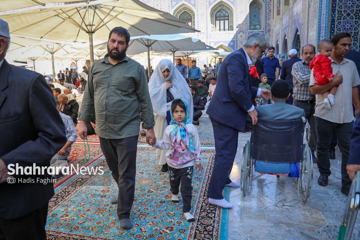  مهمانان کوچک حرم مطهر رضوی