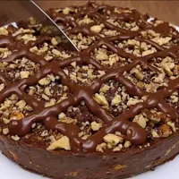 آموزش کیک گردویی شکلاتی خوشمزه 