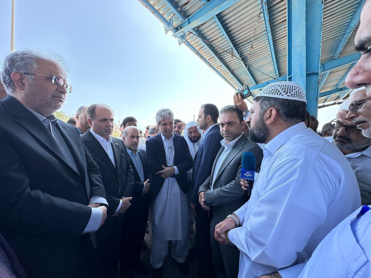 بازدید وزیر جهاد کشاورزی از بندر صیادی کنارک