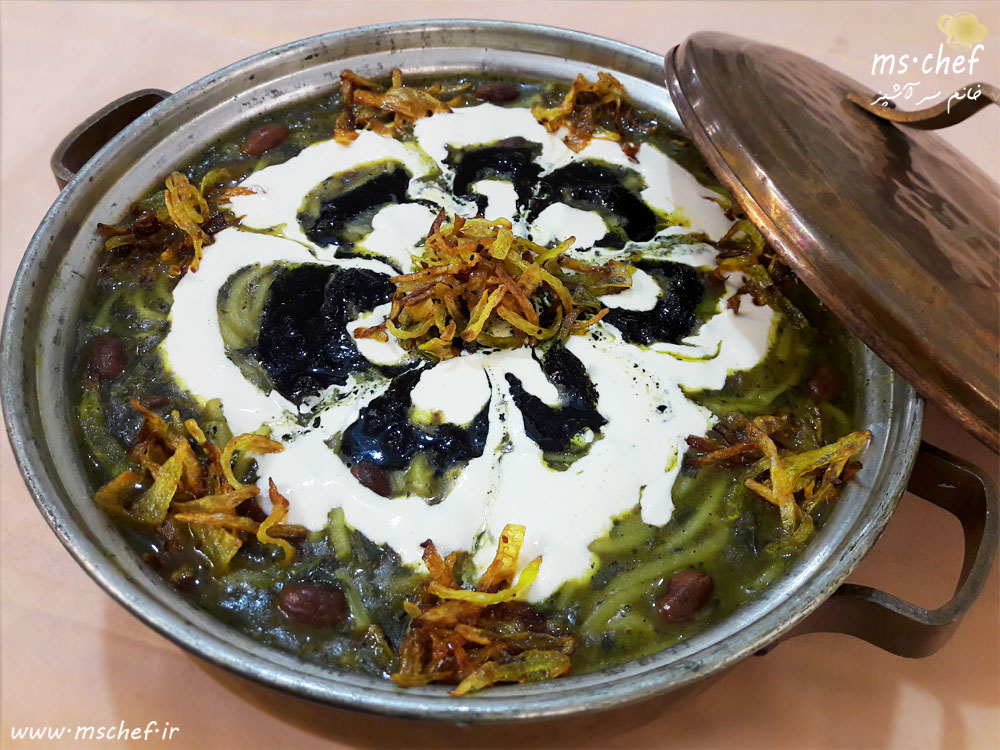 طرز تهیه آش رشته مجلسی