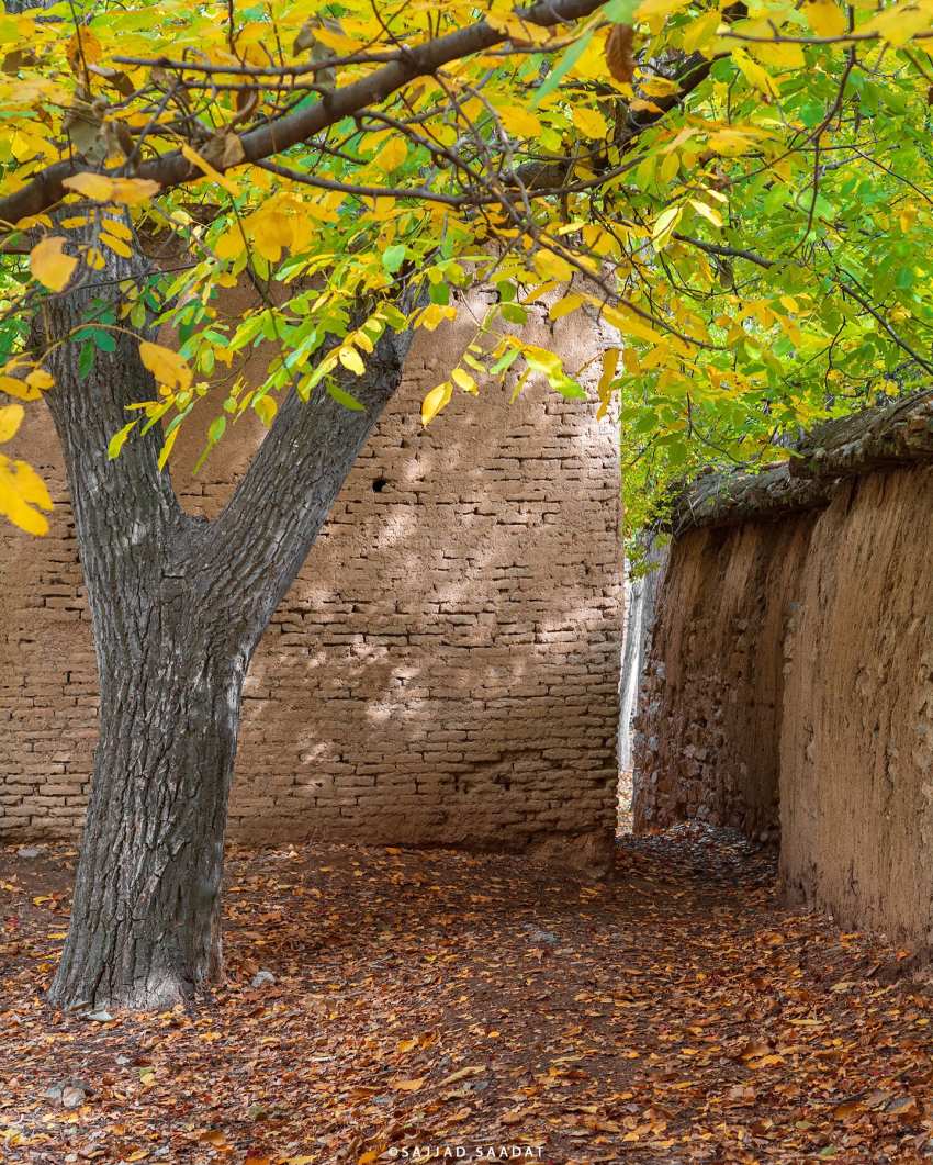 کوچه‌های رنگی خوانسار در پاییز