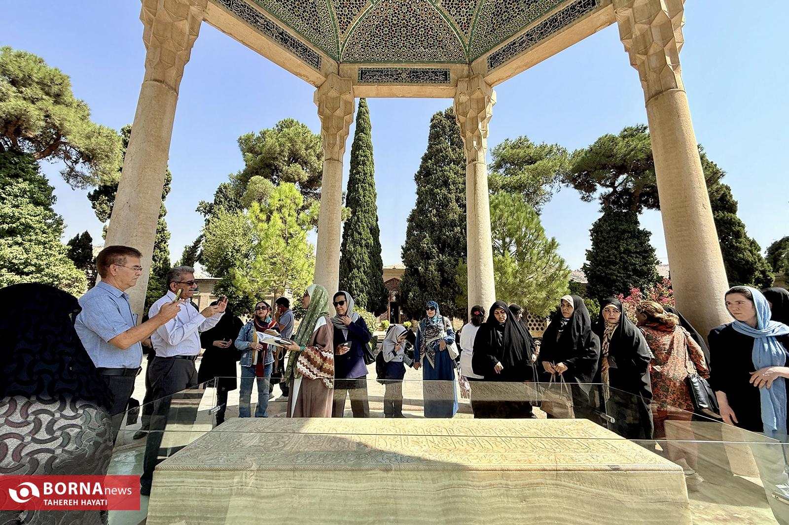 عکس/ ساماندهی و مرمت مجموعه حافظیه