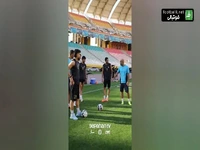تمرین سپاهان در ورزشگاه نقش جهان