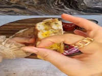 ساندویچ گوشت قارچ فول پنیری