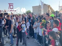 فیلم/ استقبال مردم سورمق از قهرمان جهانی کیک‌بوکسینگ