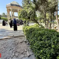 عکس/ ساماندهی و مرمت مجموعه حافظیه