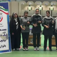 صدرنشینی مقتدرانه بانوان تپانچه چهارمحال و بختیاری در کشور