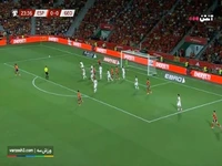 گل اول اسپانیا به گرجستان توسط یرمی پینو