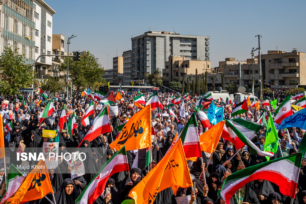 عکس/ راهپیمایی حمایت از مردم غزه در تهران