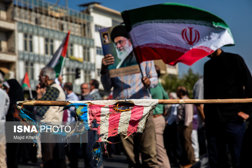 عکس/ راهپیمایی حمایت از مردم غزه در تهران